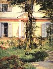 The house at Rueil by Eduard Manet